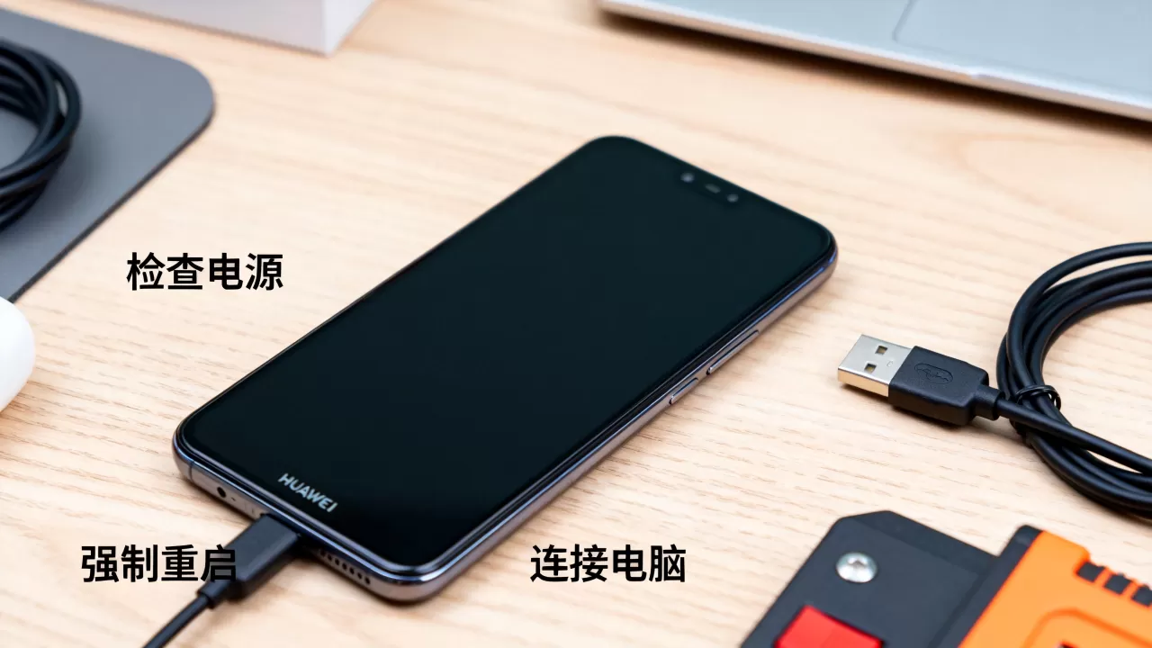 华为刷机后黑屏怎么办，华为刷机黑屏解决方法