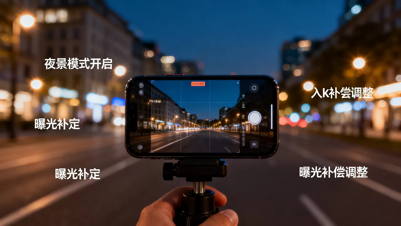 iphone相机夜景怎么拍，iphone相机夜景