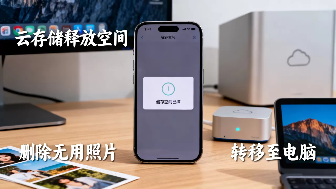 iphone图片储存满了怎么办，iphone图片储存