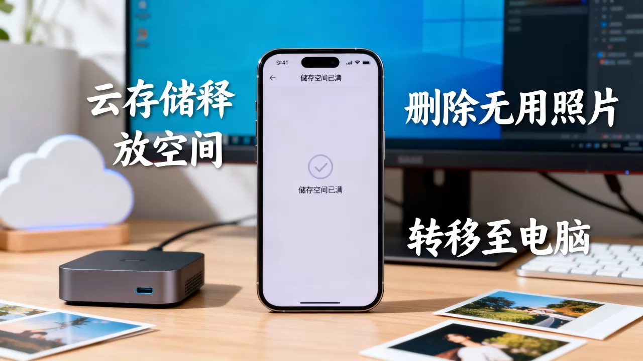 iphone图片储存满了怎么办，iphone图片储存