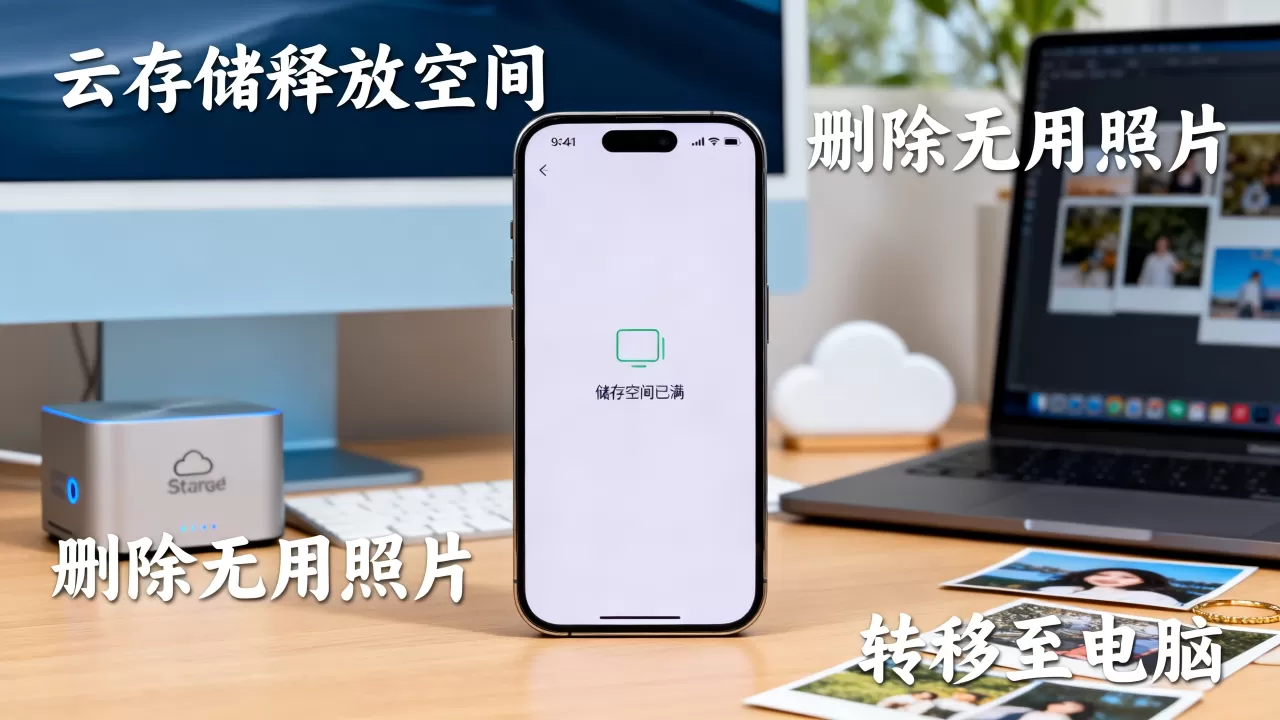 iphone图片储存满了怎么办，iphone图片储存