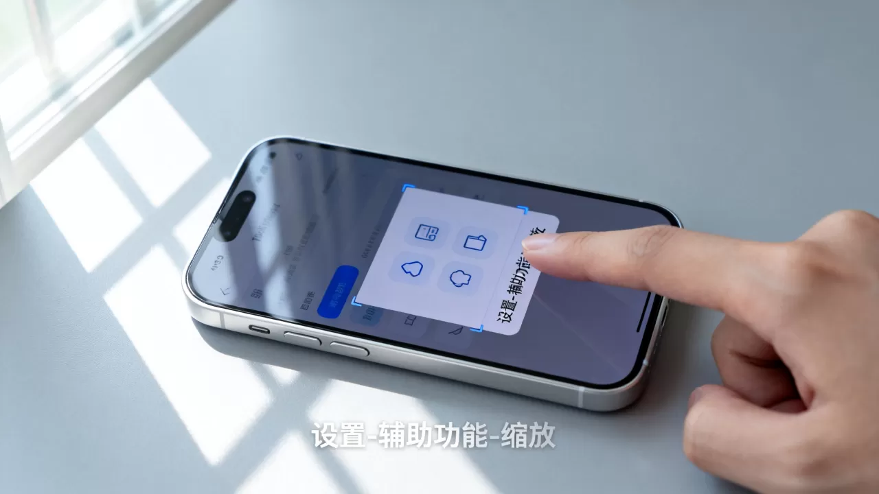 iphone软件放大怎么操作，iphone软件放大