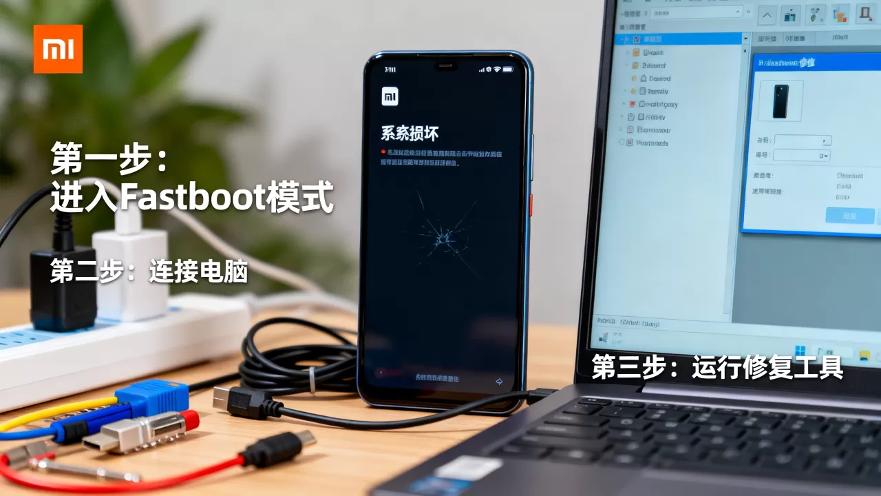 小米刷机系统损坏怎么办，小米手机变砖修复教程