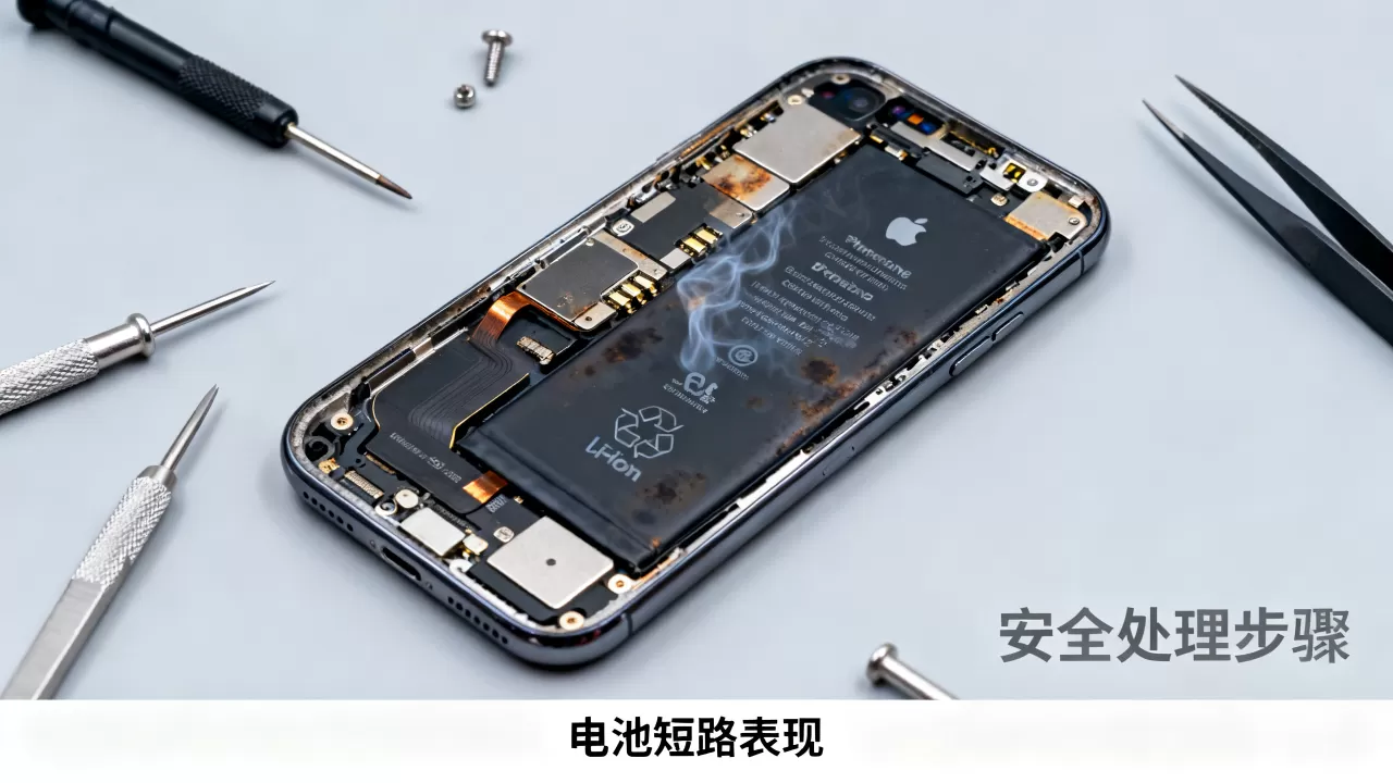 iPhone电池短路怎么办，iphone电池短路
