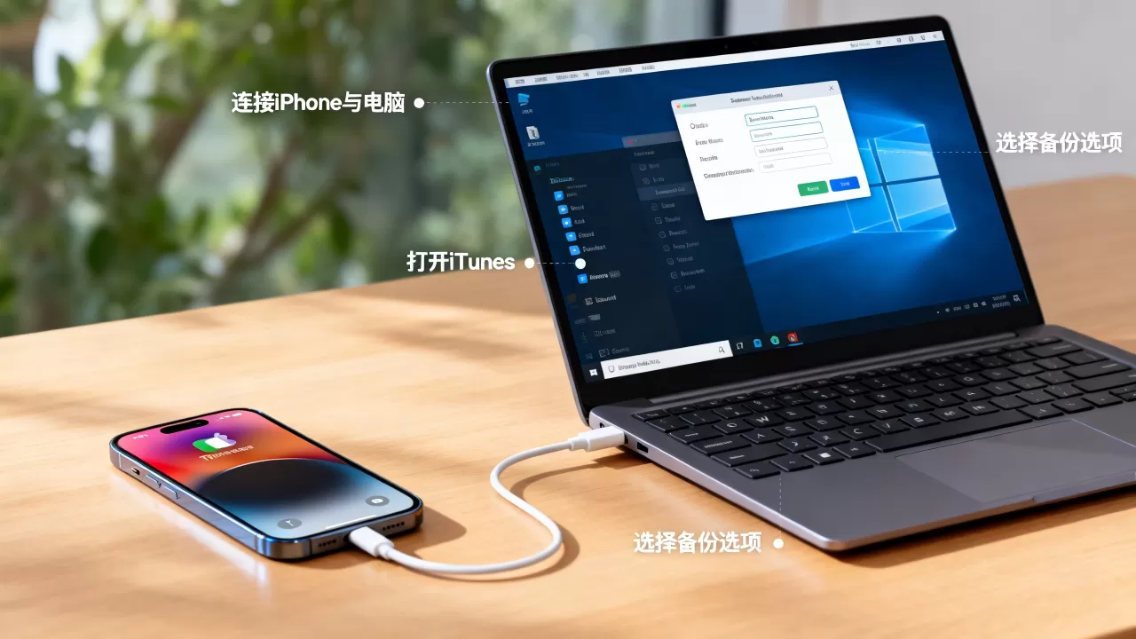 iphone怎么备份到windows，iphone windows备份