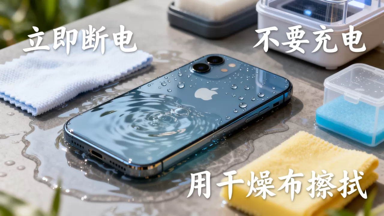 iPhone进水了还能充电吗，iphone进水怎么办