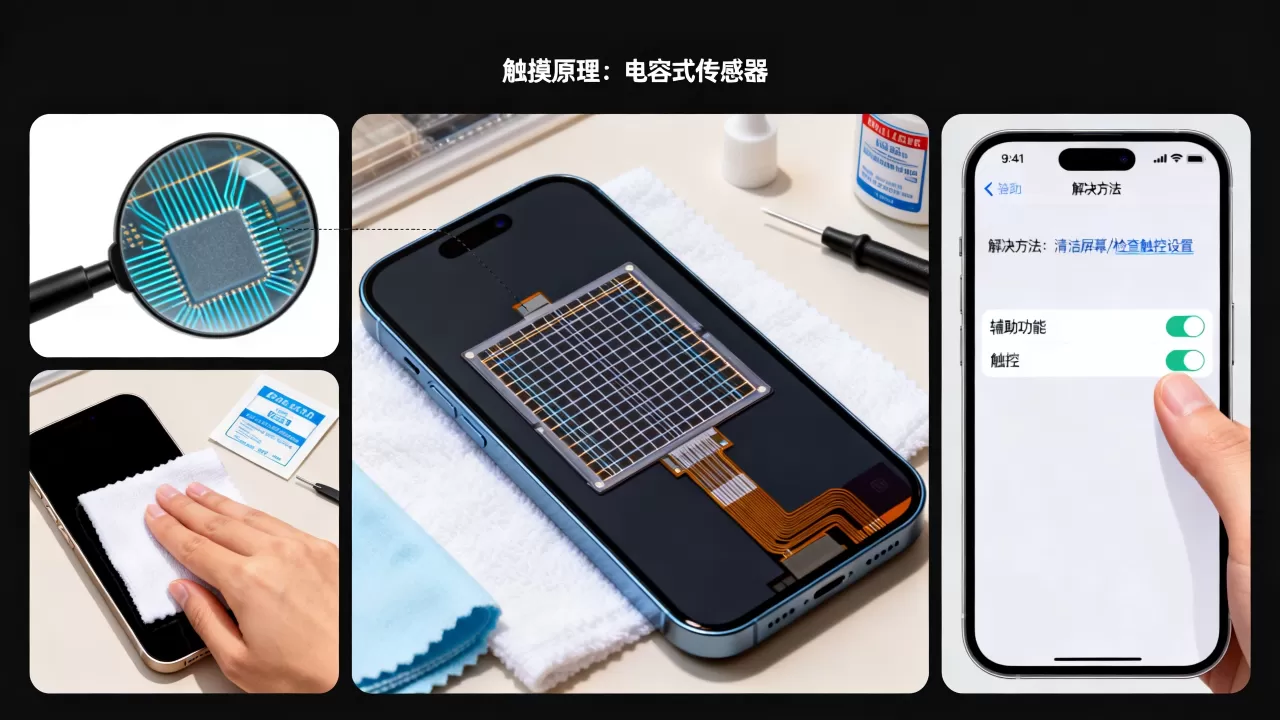 iphone触摸原理是什么，iphone屏幕触摸失灵怎么解决