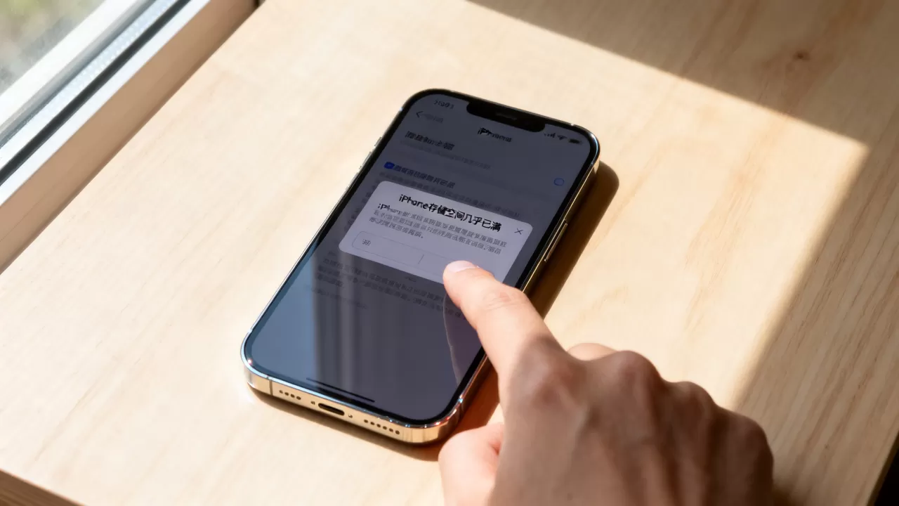 iphone显示清理空间不足怎么办，iphone清理内存