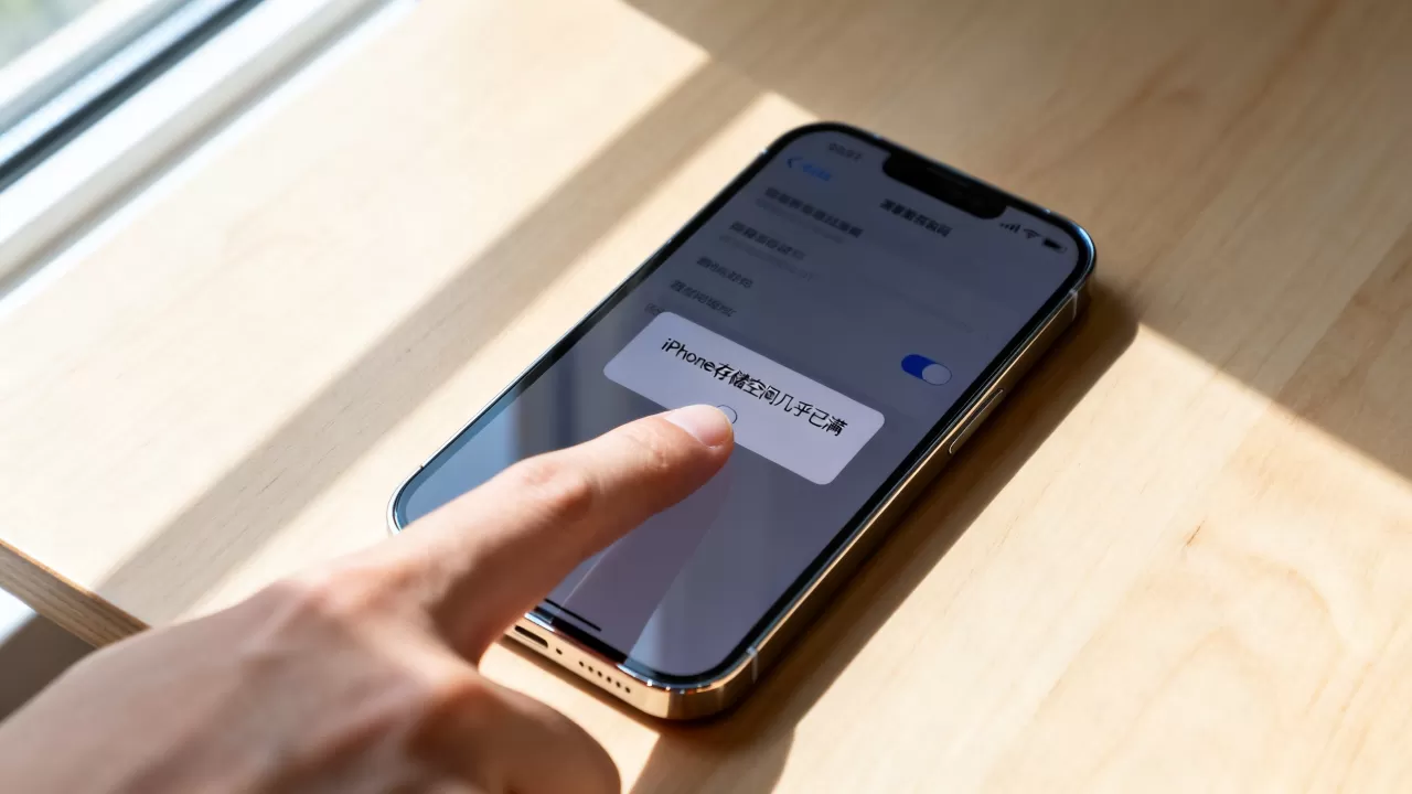 iphone显示清理空间不足怎么办，iphone清理内存