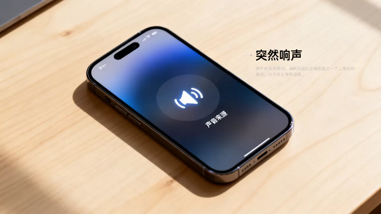 iphone突然响声怎么回事，iphone突然发出声音