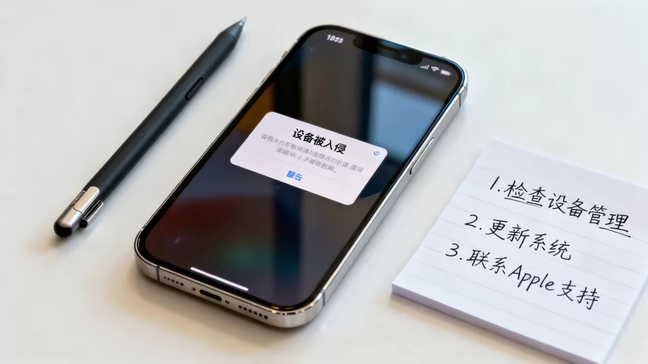 iphone手机被入侵怎么办，iphone手机入侵