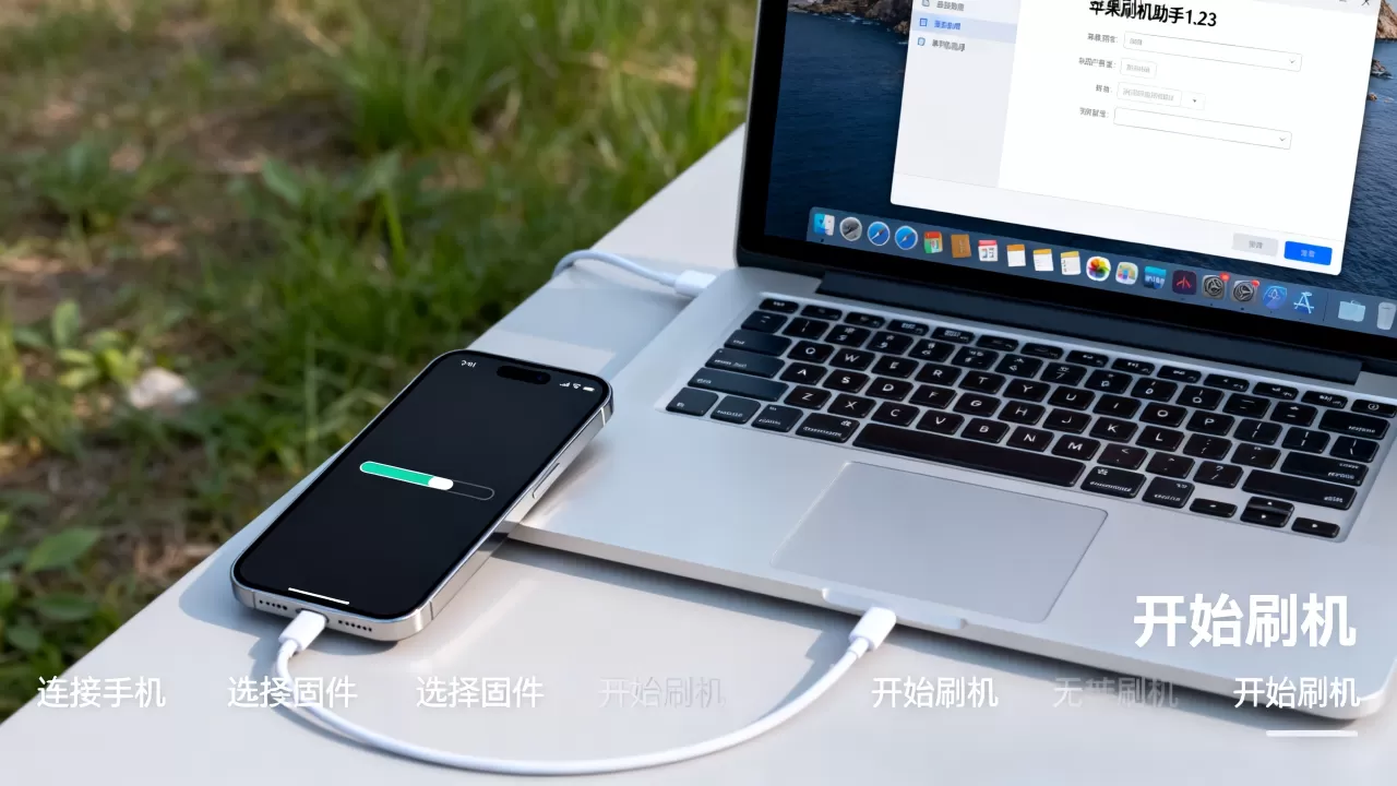 苹果刷机助手1.23怎么用，苹果刷机助手