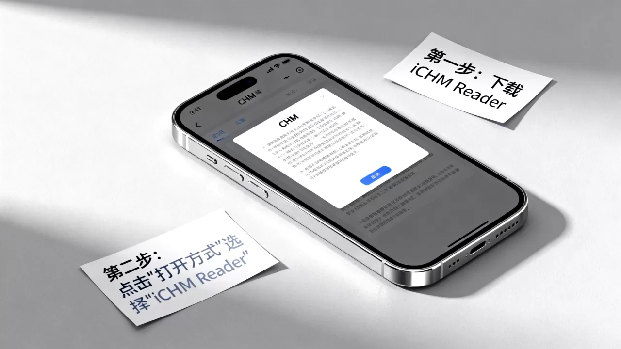 iphone怎么打开chm文件，iphone看chm