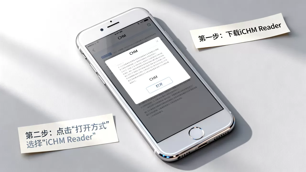 iphone怎么打开chm文件，iphone看chm