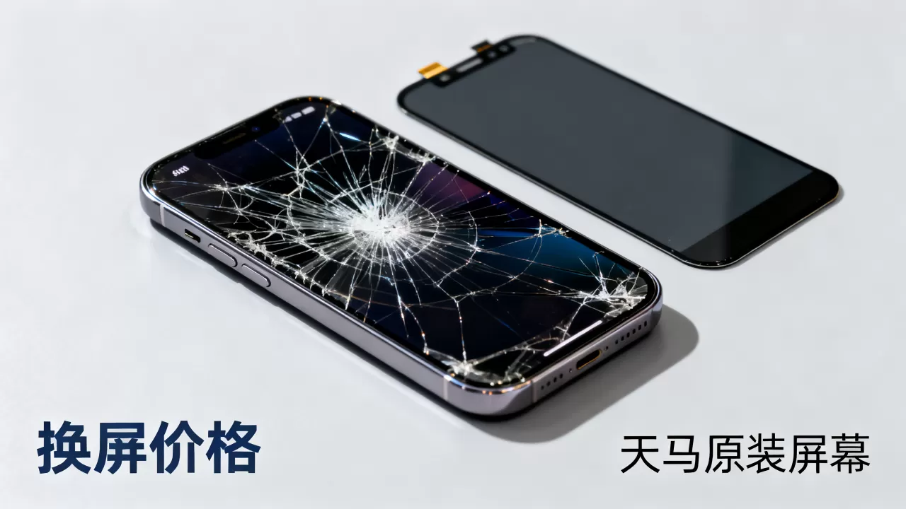 天马iphone屏坏了换屏多少钱，天马原装屏幕