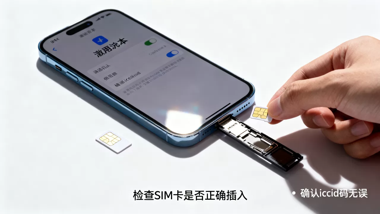 iccid激活iphone失败怎么办，iccid激活