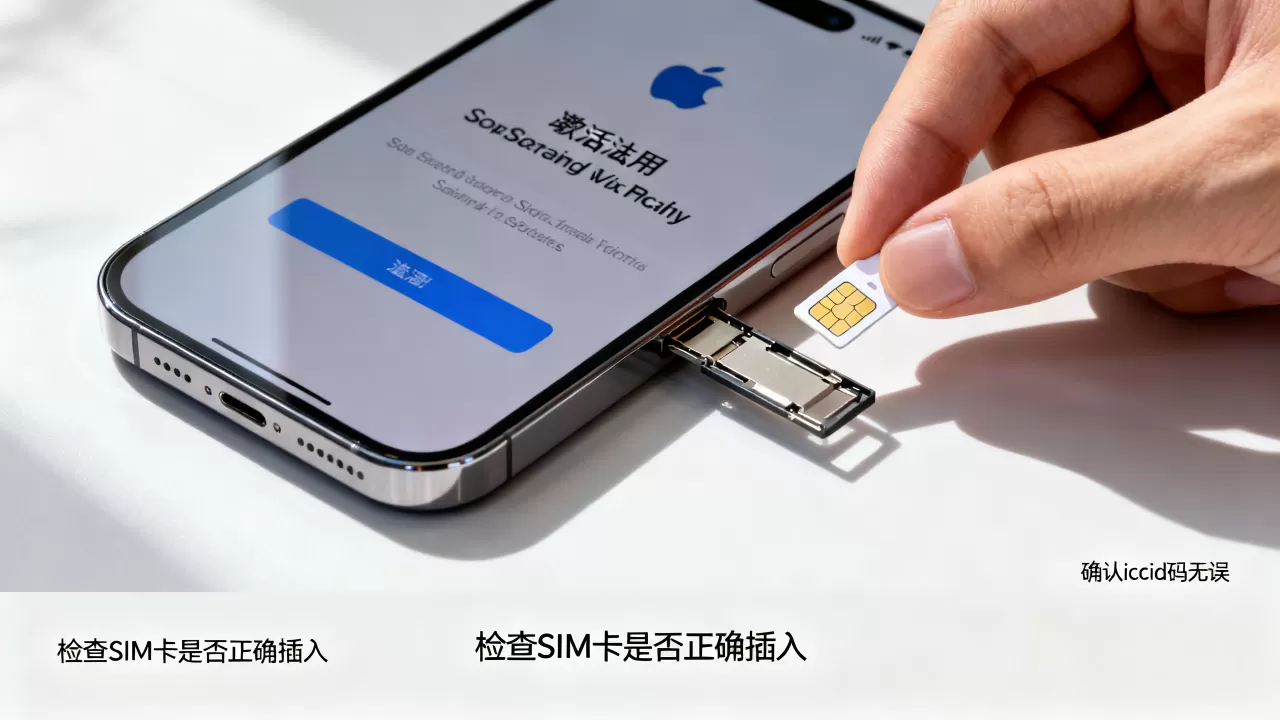 iccid激活iphone失败怎么办，iccid激活
