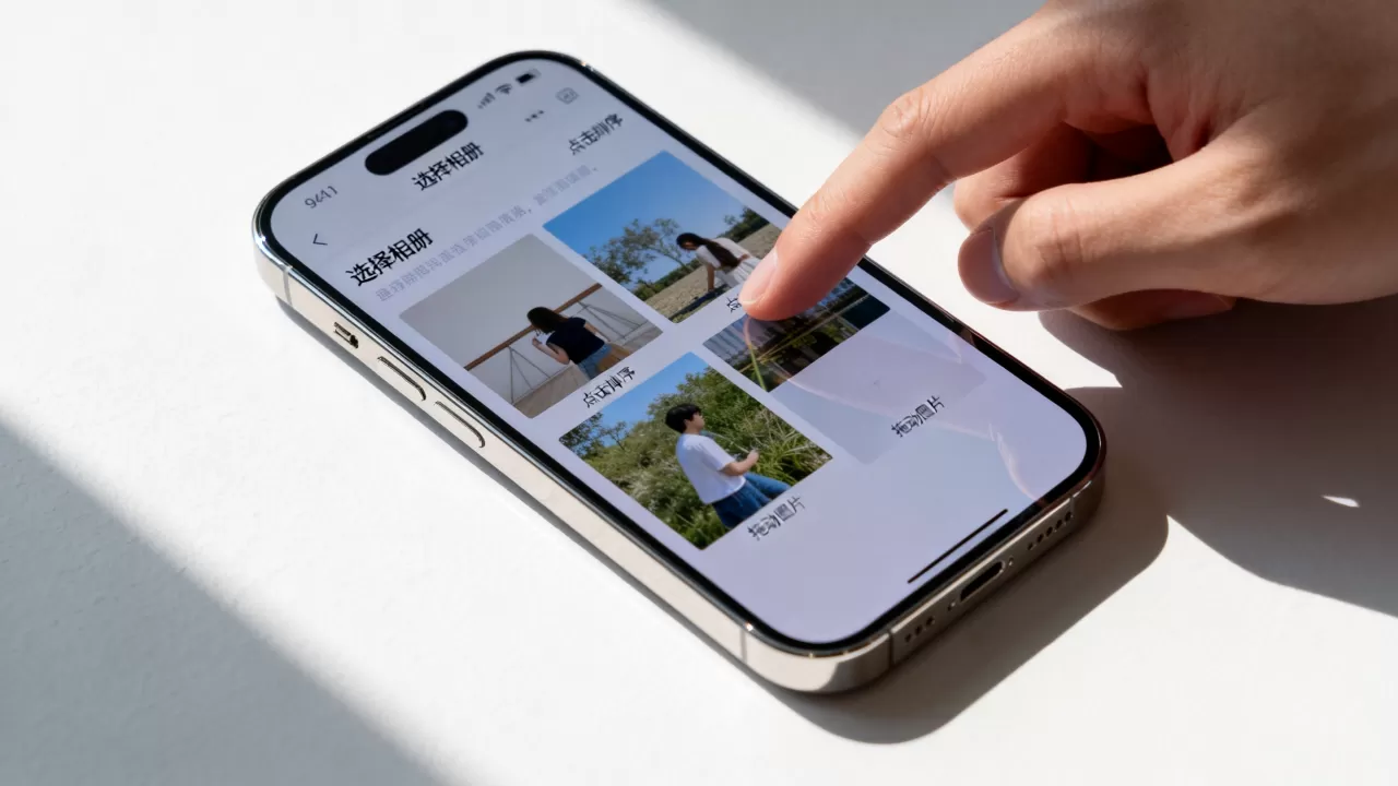 iphone图片排序怎么操作，iphone图片排序