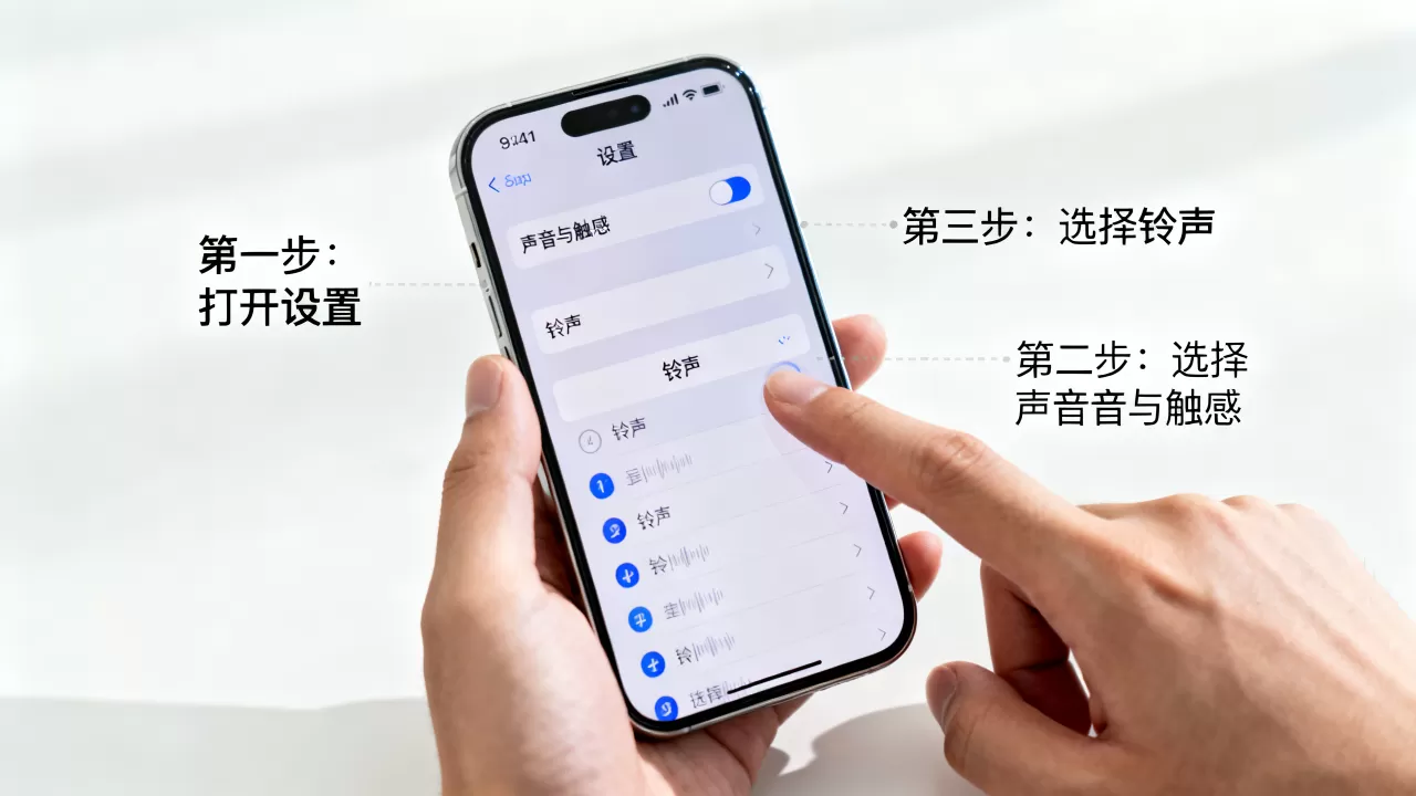 怎么给iPhone换铃声，iPhone铃声设置