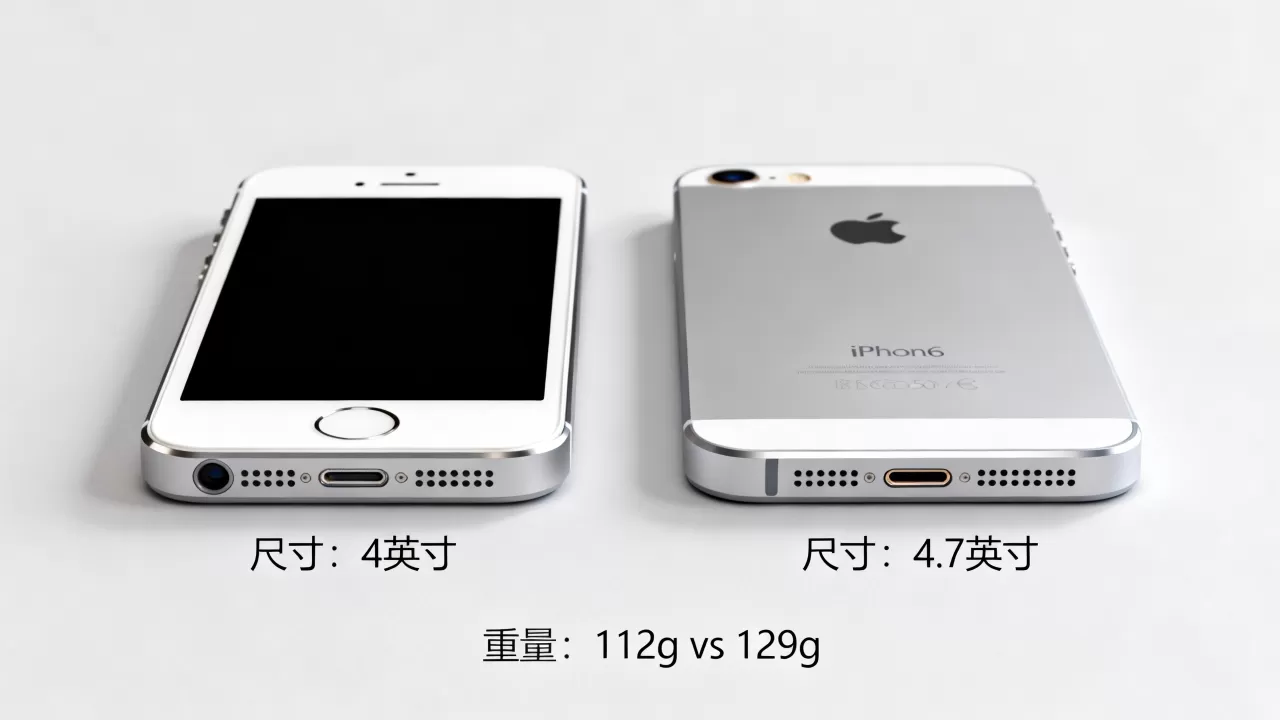 iphone5s跟iphone6区别大吗，iphone5s和iphone6哪个值得入手