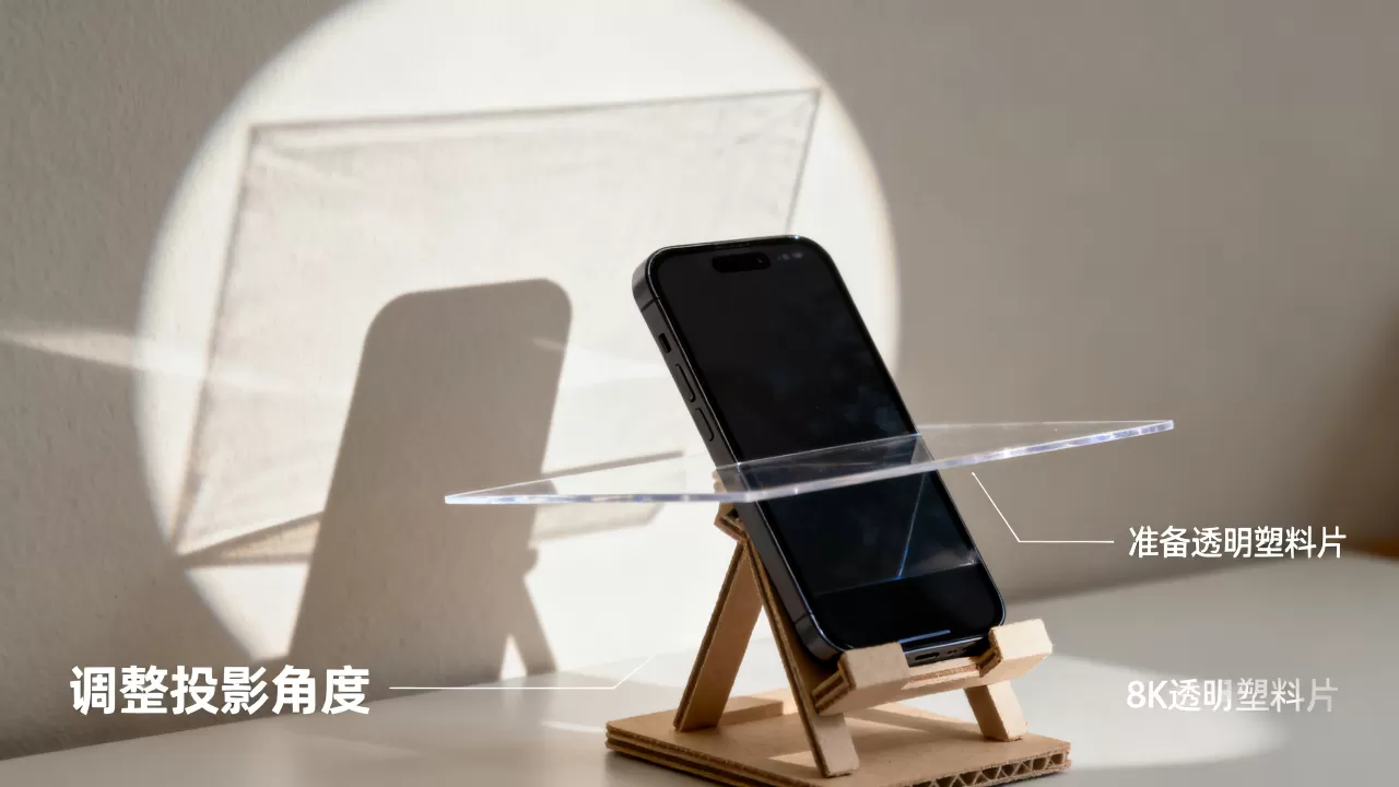 iphone自制投影怎么做，iphone自制投影