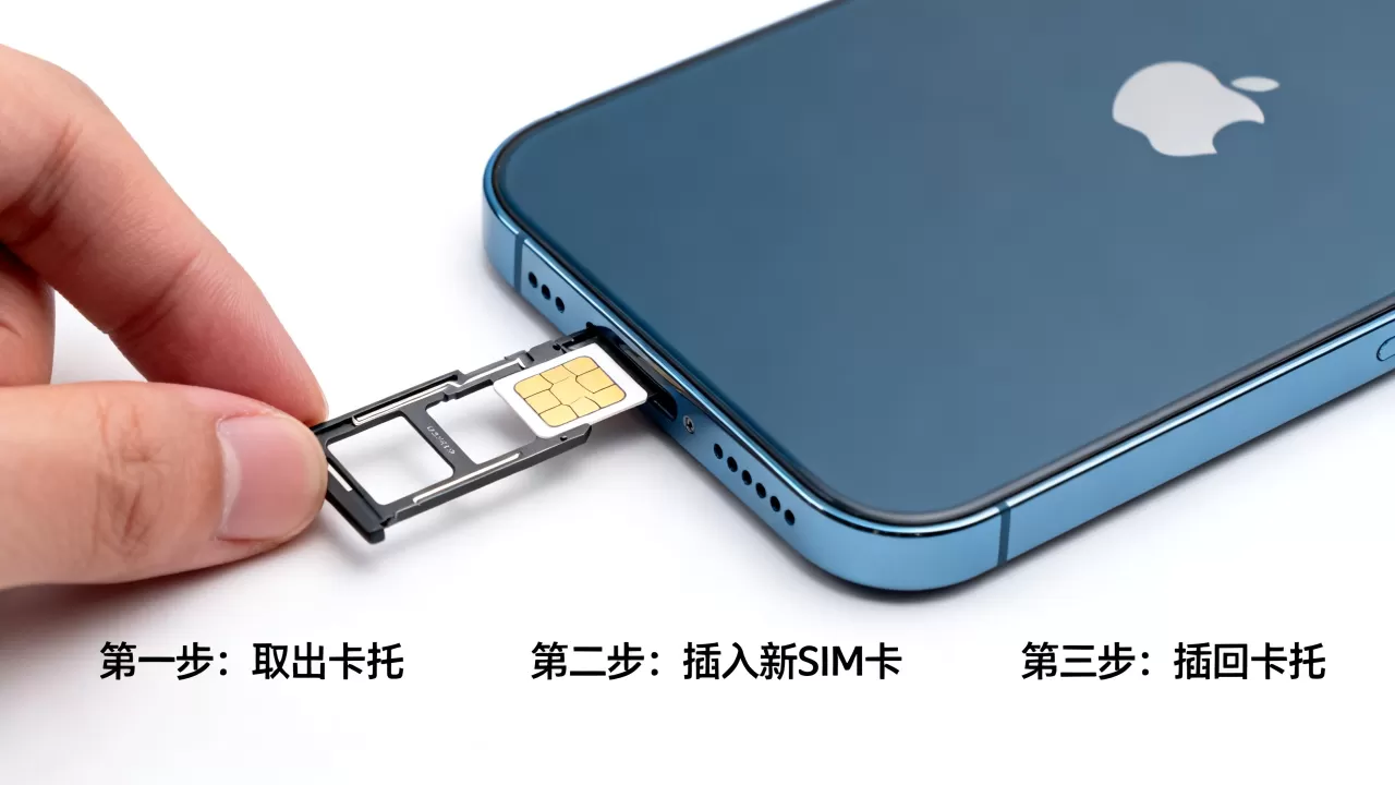 iphone如何换卡，iphone换SIM卡教程