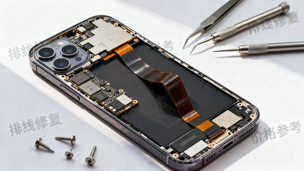 iphone排线修复多少钱，iphone排线坏了怎么修