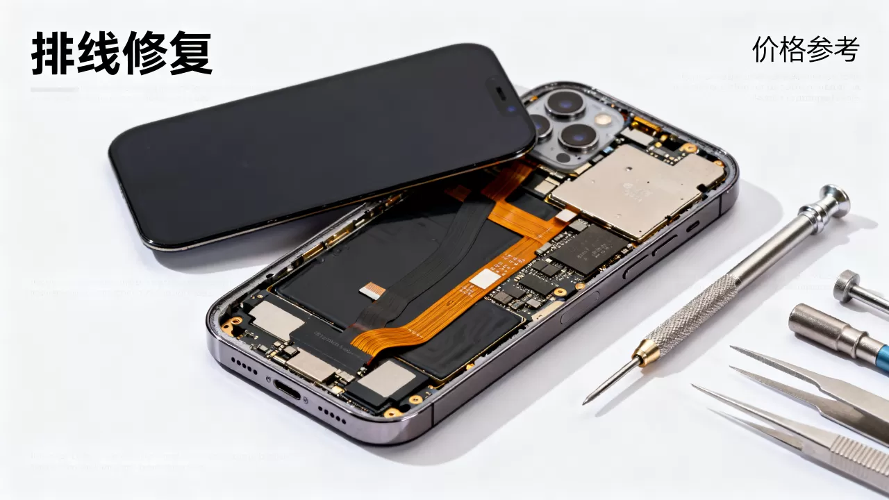 iphone排线修复多少钱，iphone排线坏了怎么修