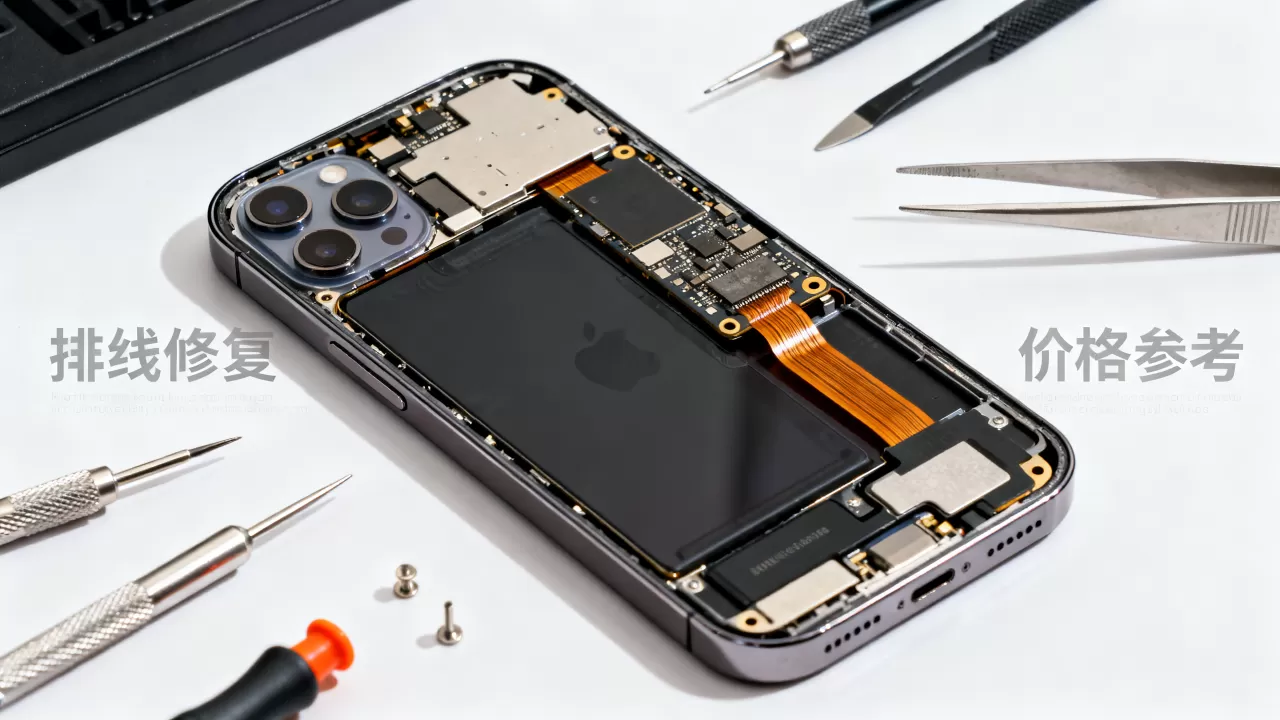 iphone排线修复多少钱，iphone排线坏了怎么修