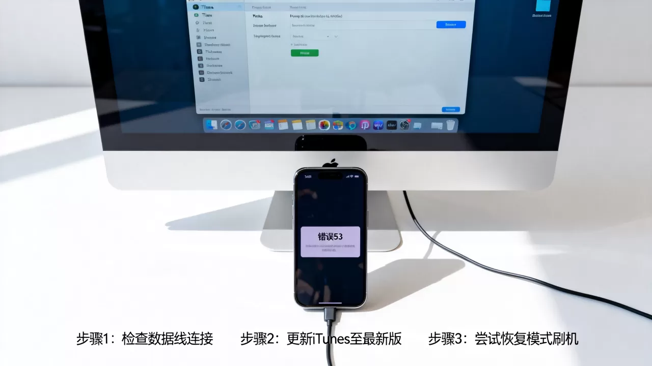 ios刷机报错53怎么办，ios刷机报错53解决方法