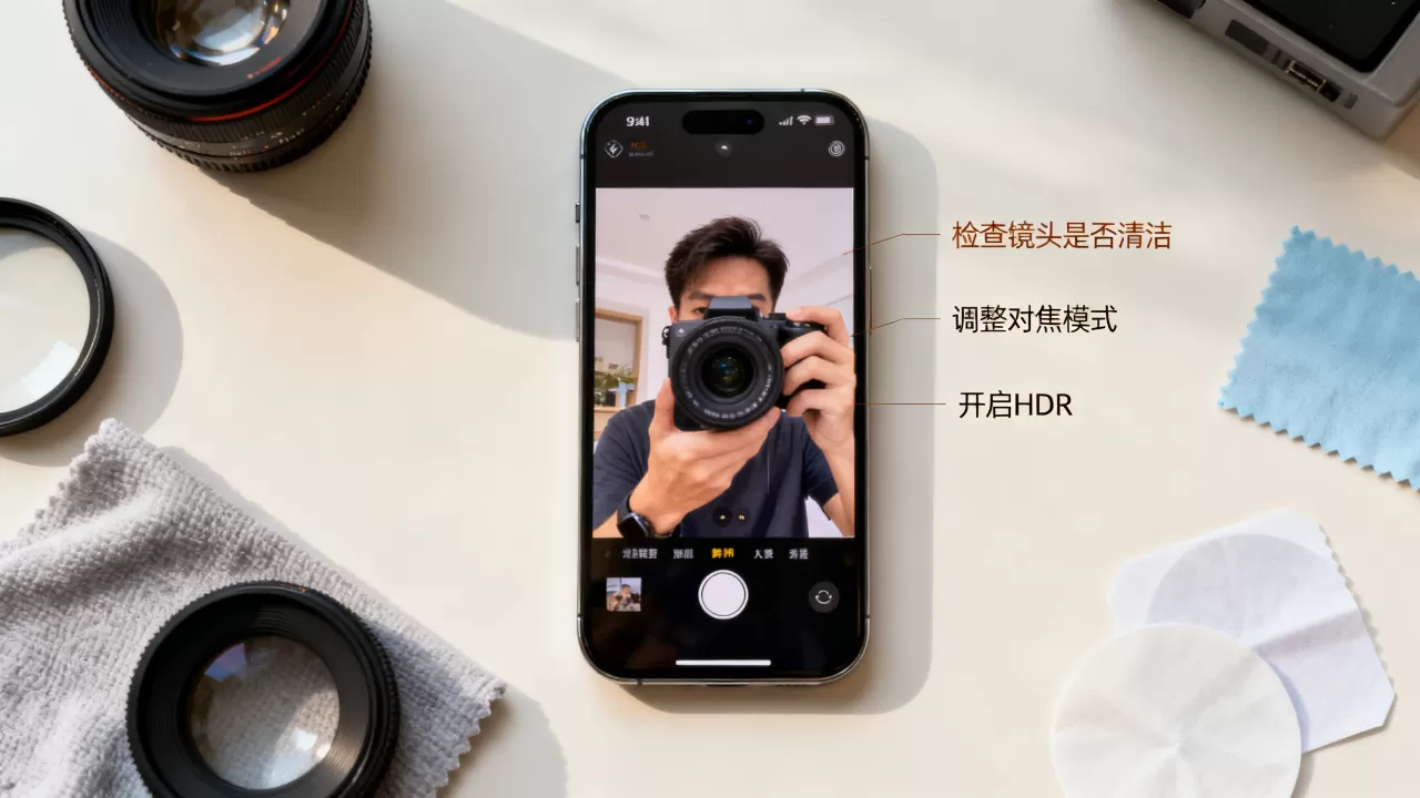 iphone手机自拍不清晰怎么办？iphone手机自拍