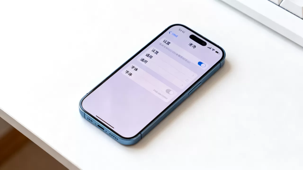 港版iphone字体怎么改，港版iphone字体