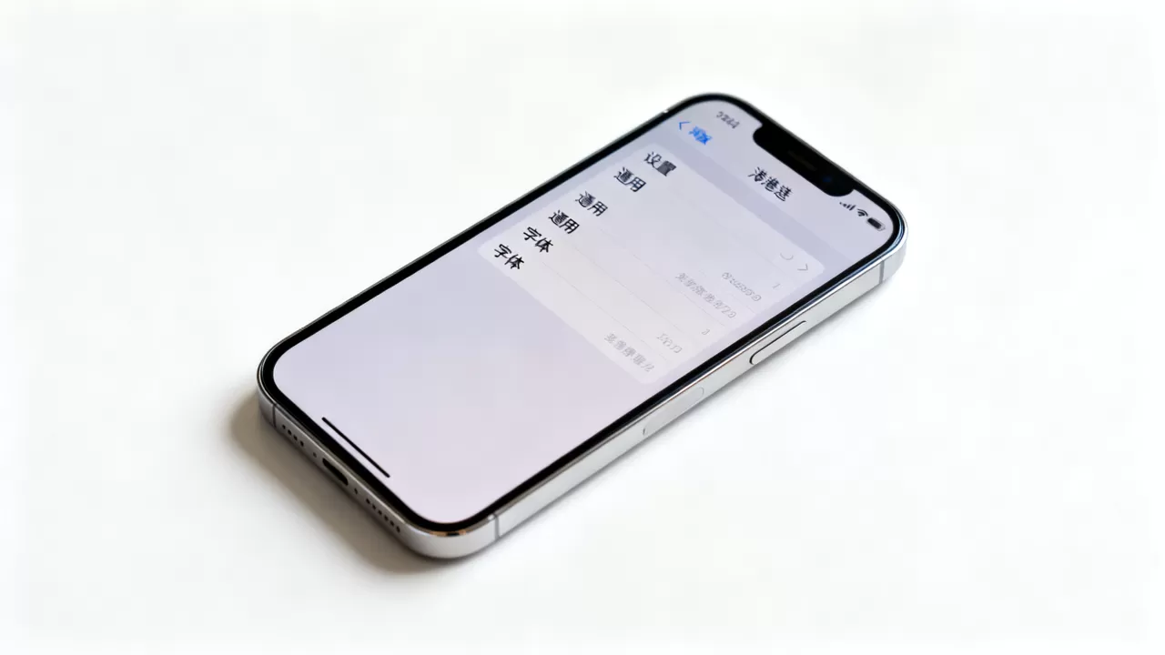 港版iphone字体怎么改，港版iphone字体