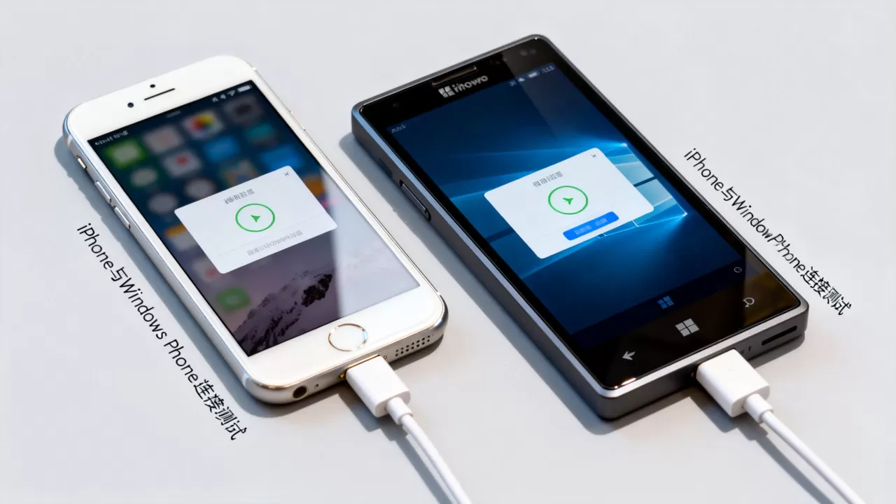 iphone能连接windows手机吗，iphone windows phone