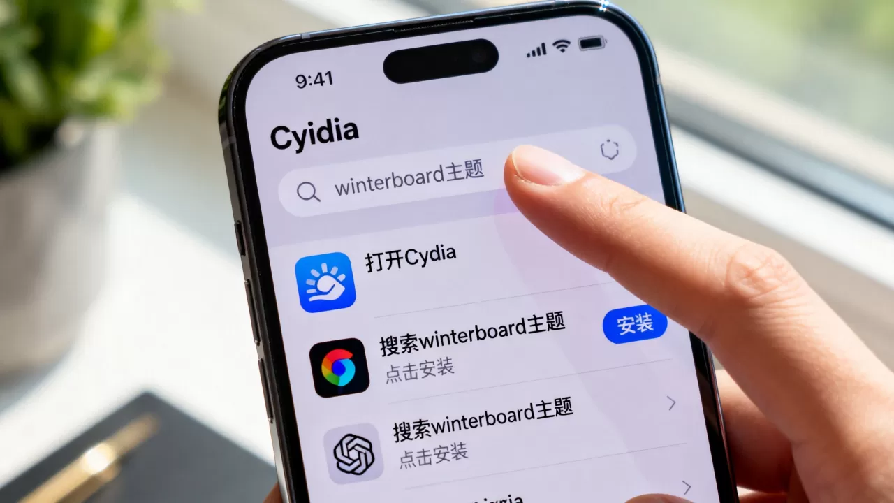 iphone winterboard主题怎么用，winterboard主题安装