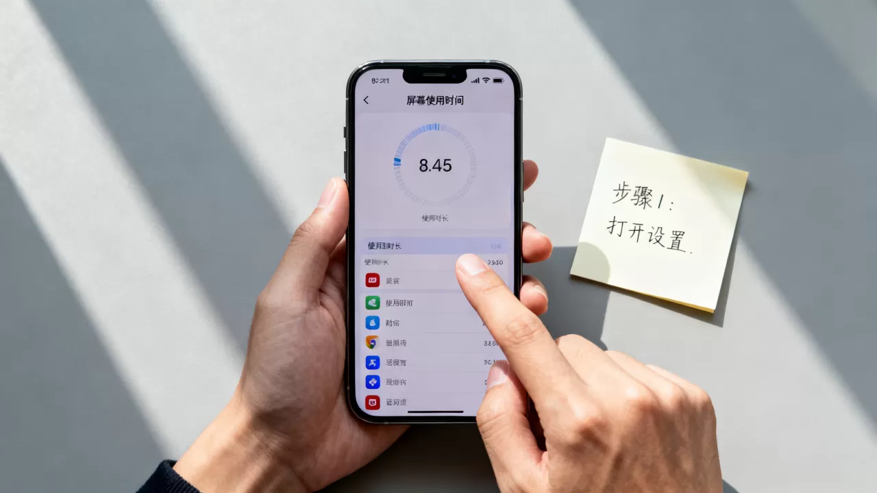 iphone软件用量怎么查，iphone屏幕使用时间