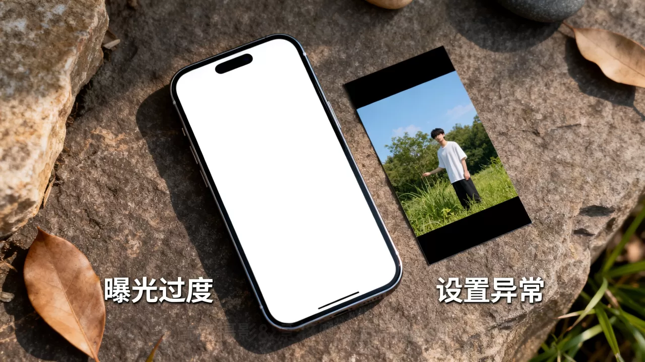 iphone照片变白怎么回事，iphone照片变白