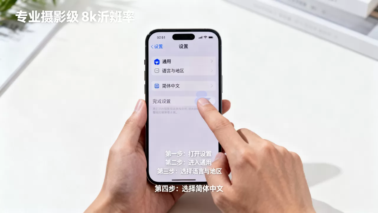 iPhone调成中文怎么操作，苹果手机改语言