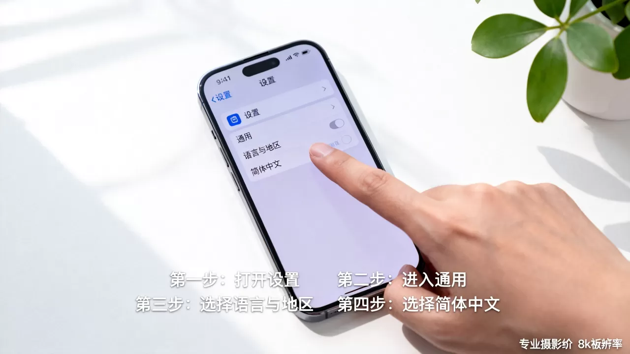 iPhone调成中文怎么操作，苹果手机改语言