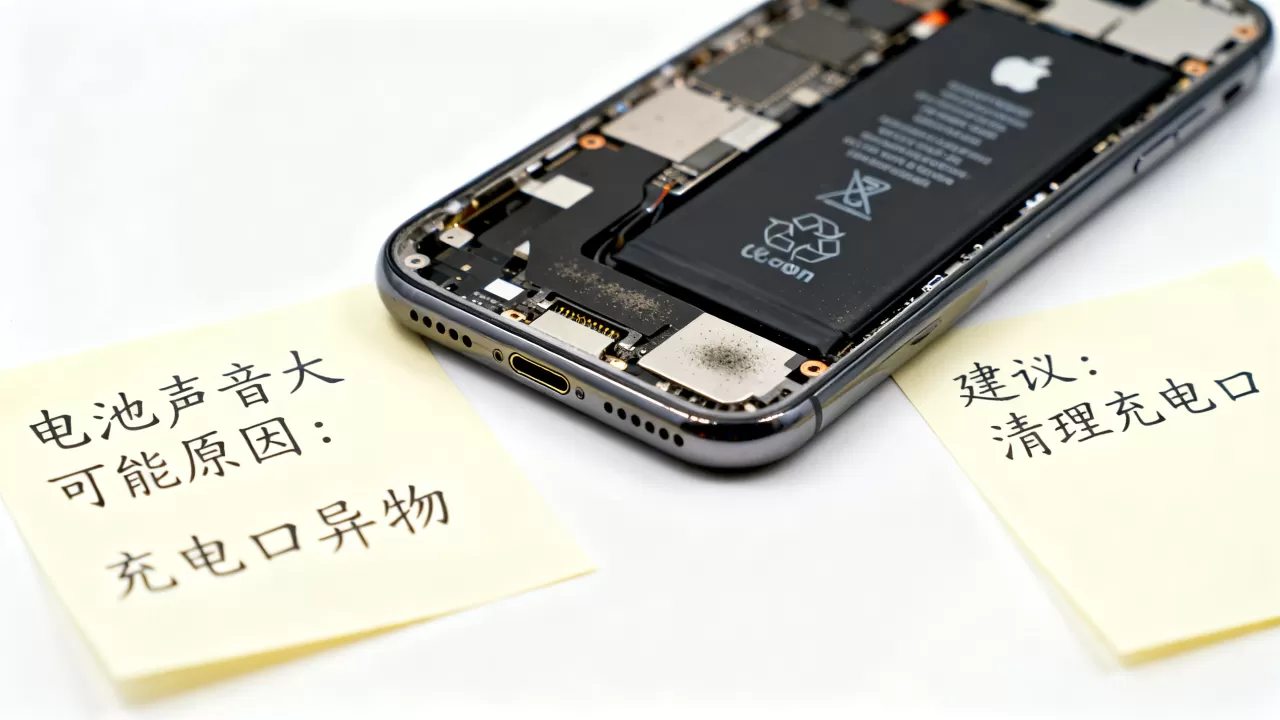 iphone电池声音大怎么回事，iphone电池