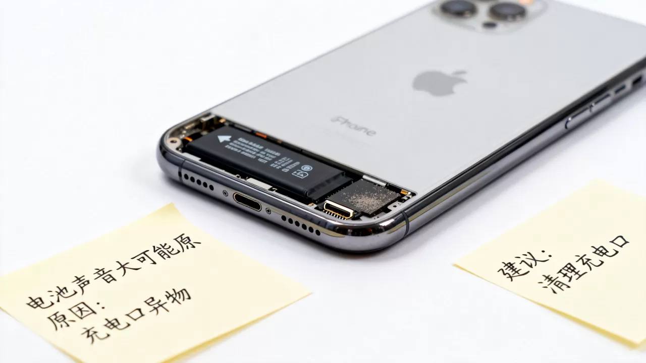 iphone电池声音大怎么回事，iphone电池