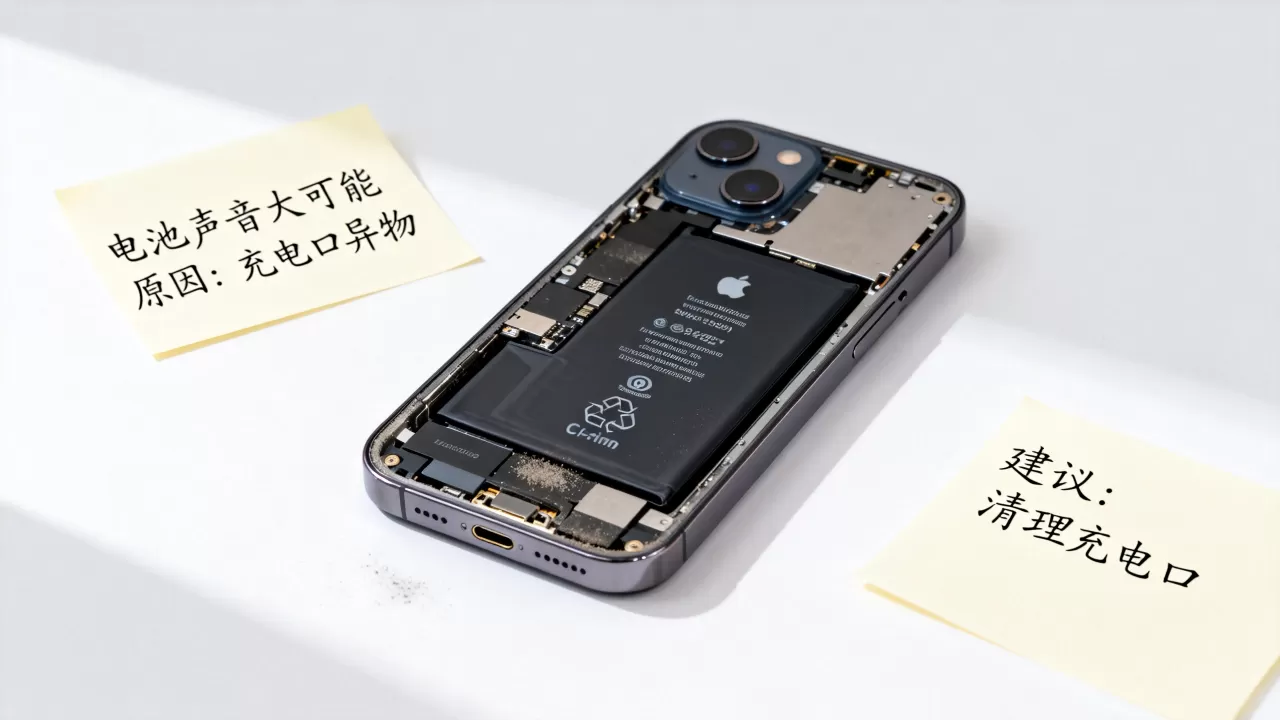 iphone电池声音大怎么回事，iphone电池