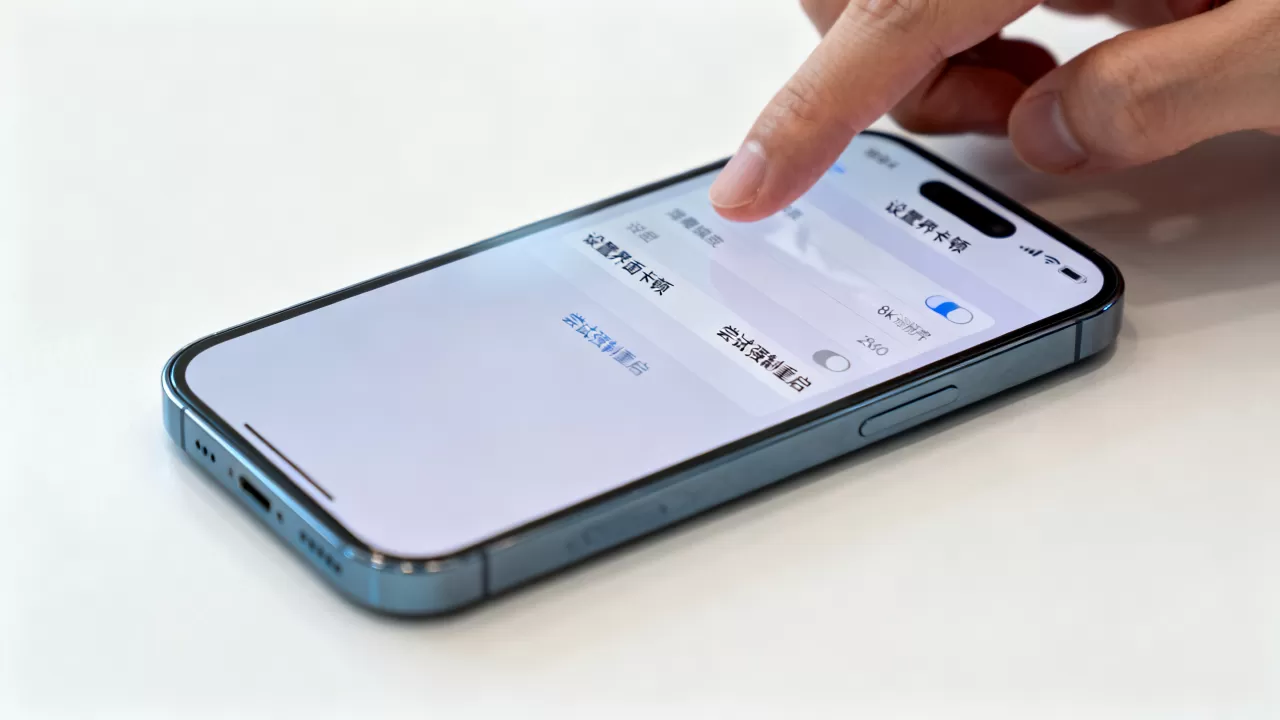 iphone设置卡死怎么办，iphone设置卡死
