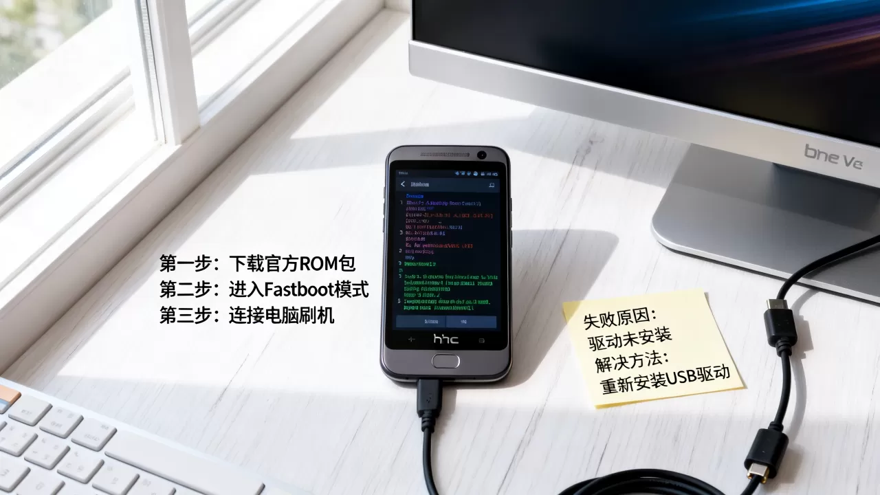 htc one vx刷机教程，htc one vx刷机失败怎么办