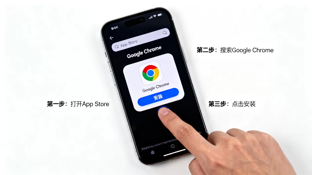 iPhone上怎么使用Google浏览器，苹果手机安装谷歌浏览器