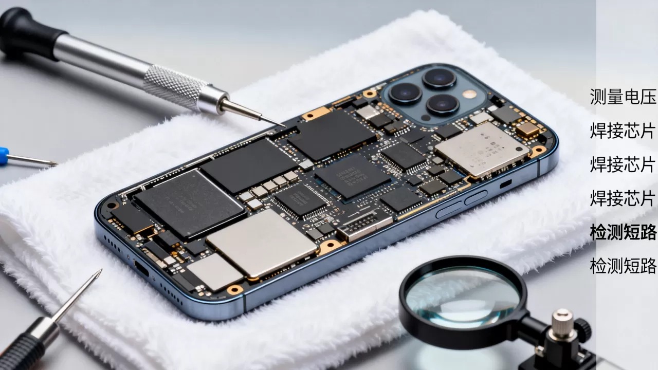 iphone电路分析，iphone主板维修教程