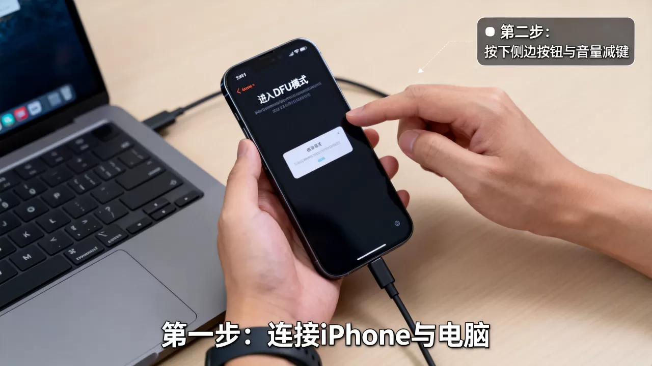 iphone进入dfu刷机教程，iphone进入dfu模式