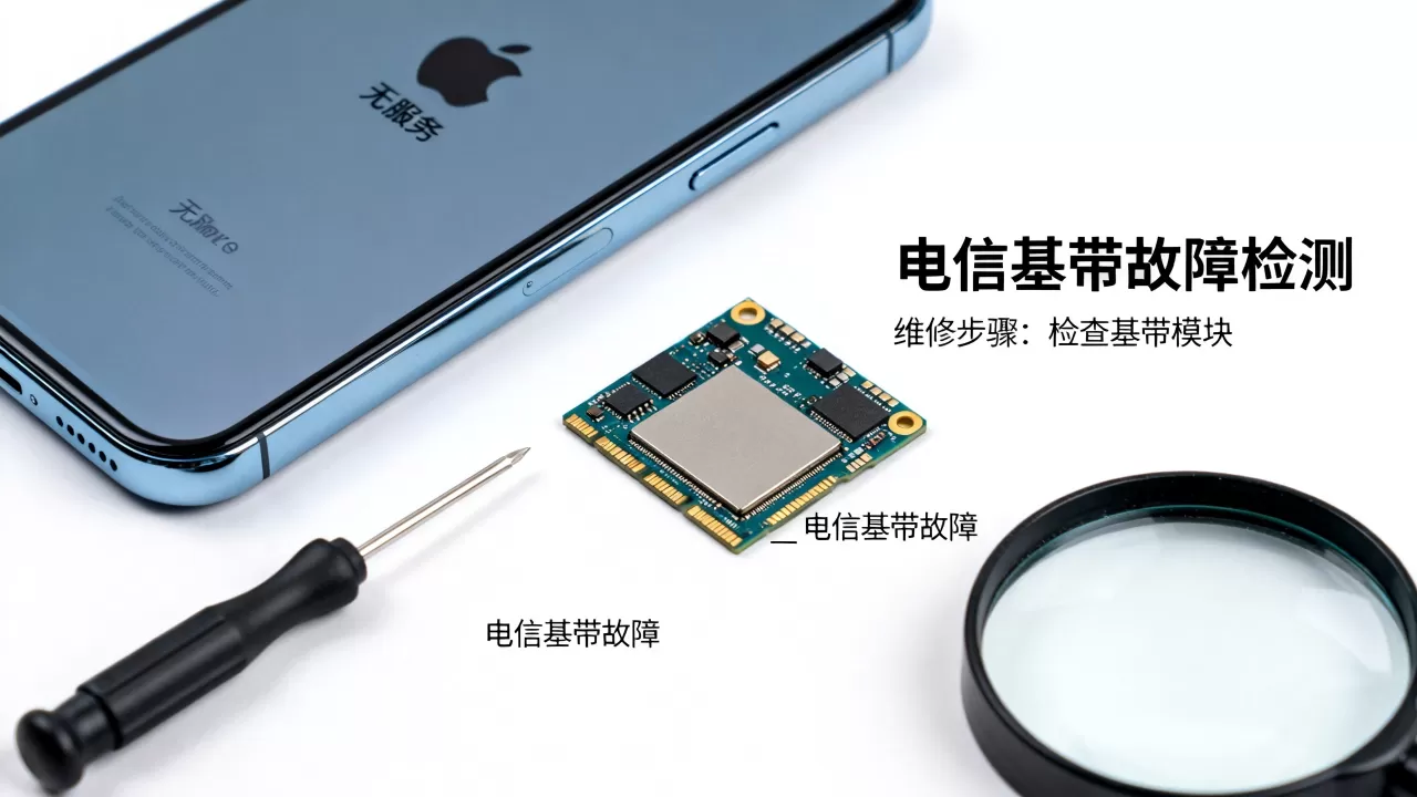 iphone电信基带没信号，iphone电信基带坏了怎么修