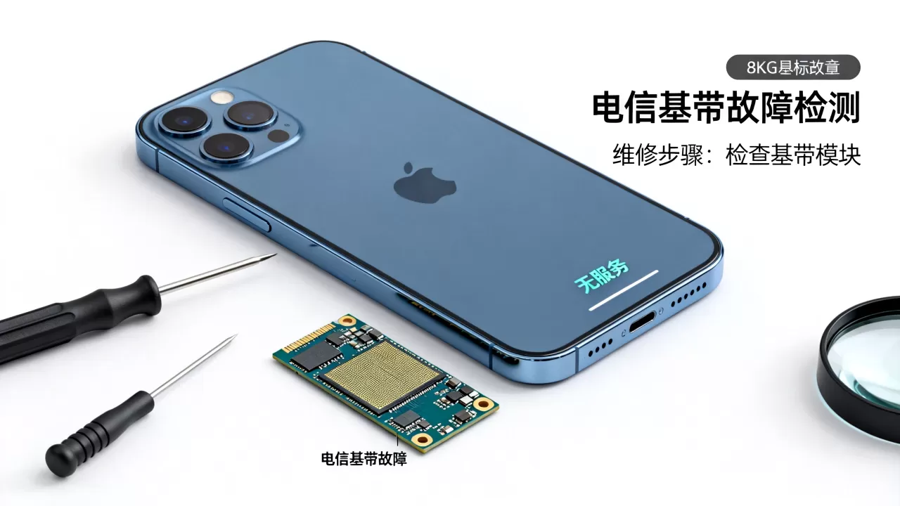 iphone电信基带没信号，iphone电信基带坏了怎么修