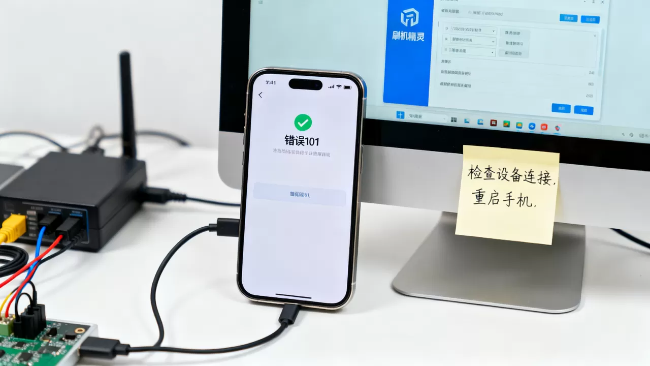 刷机精灵错误101怎么办，刷机精灵错误101